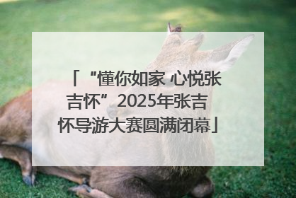 “懂你如家 心悦张吉怀”2025年张吉怀导游大赛圆满闭幕