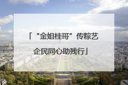 “金姐桂哥”传粽艺 企民同心助残行