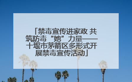 禁毒宣传进家政 共筑防毒“她”力量——十堰市茅箭区多形式开展禁毒宣传活动