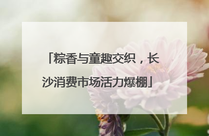 粽香与童趣交织，长沙消费市场活力爆棚
