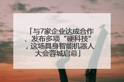 与7家企业达成合作、发布多项“硬科技”，这场具身智能机器人大会蓉城启幕
