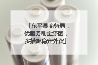 东平县商务局：优服务助企纾困，多措施稳定外贸