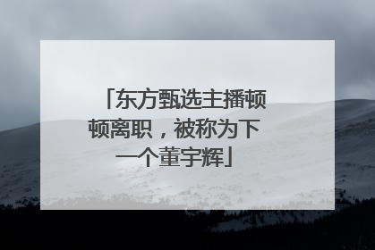 东方甄选主播顿顿离职，被称为下一个董宇辉