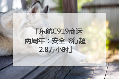 东航C919商运两周年：安全飞行超2.8万小时