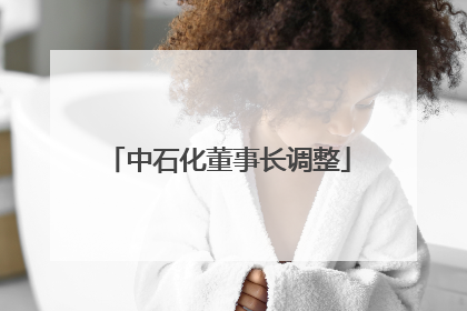 中石化董事长调整