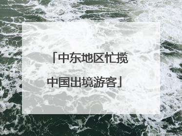 中东地区忙揽中国出境游客