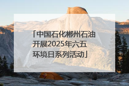 中国石化郴州石油开展2025年六五环境日系列活动