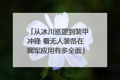 从冰川巡逻到装甲冲锋 看无人装备在我军应用有多全面