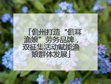 儋州打造“儋耳渔娘”劳务品牌，双征集活动赋能渔娘群体发展