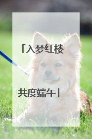 入梦红楼 共度端午