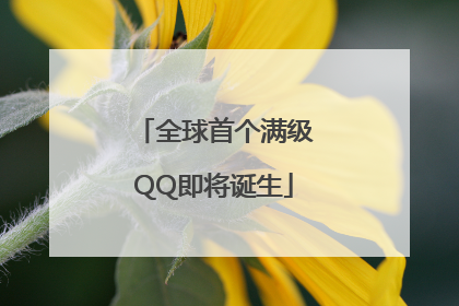 全球首个满级QQ即将诞生