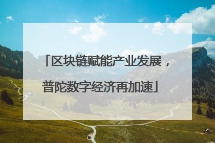 区块链赋能产业发展，普陀数字经济再加速