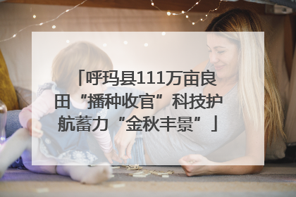 呼玛县111万亩良田“播种收官”科技护航蓄力“金秋丰景”