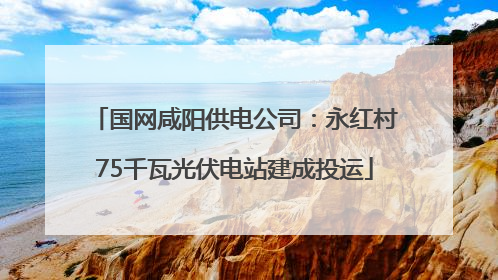 国网咸阳供电公司：永红村75千瓦光伏电站建成投运