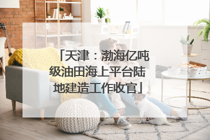 天津：渤海亿吨级油田海上平台陆地建造工作收官