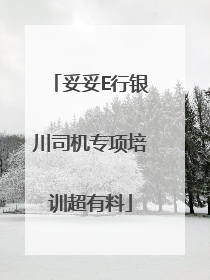 妥妥E行银川司机专项培训超有料