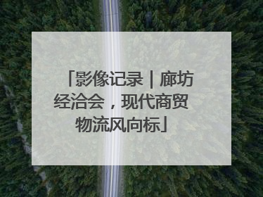 影像记录｜廊坊经洽会，现代商贸物流风向标