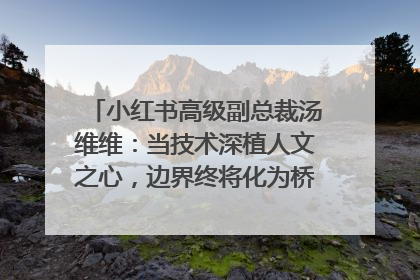 小红书高级副总裁汤维维：当技术深植人文之心，边界终将化为桥梁｜聚焦2025文化强国建设高峰论坛