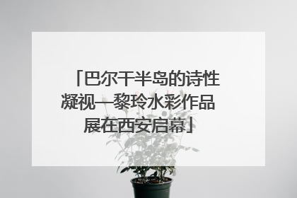 巴尔干半岛的诗性凝视—黎玲水彩作品展在西安启幕