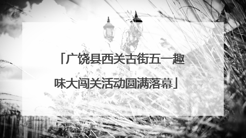 广饶县西关古街五一趣味大闯关活动圆满落幕