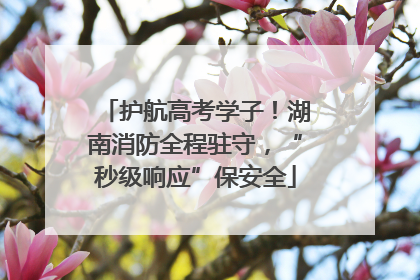 护航高考学子！湖南消防全程驻守，“秒级响应”保安全