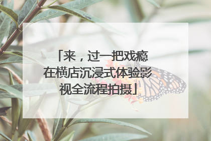 来，过一把戏瘾 在横店沉浸式体验影视全流程拍摄