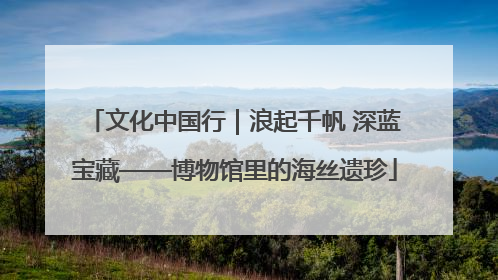 文化中国行｜浪起千帆 深蓝宝藏——博物馆里的海丝遗珍