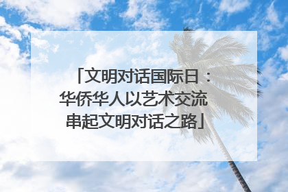 文明对话国际日：华侨华人以艺术交流串起文明对话之路