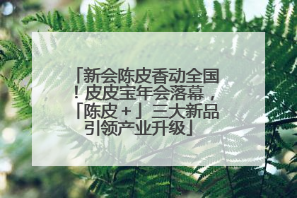 新会陈皮香动全国！皮皮宝年会落幕，「陈皮＋」三大新品引领产业升级