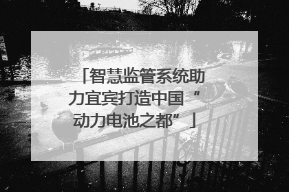 智慧监管系统助力宜宾打造中国“动力电池之都”
