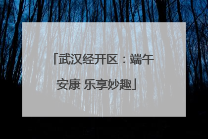 武汉经开区：端午安康 乐享妙趣