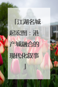 江湖名城起宏图：港产城融合的现代化叙事