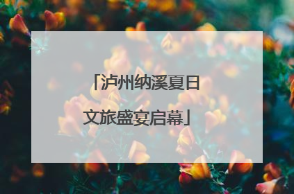 泸州纳溪夏日文旅盛宴启幕