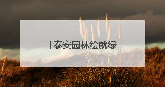 泰安园林绘就绿色画卷，精细防治护佑苗木成长