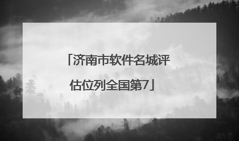 济南市软件名城评估位列全国第7