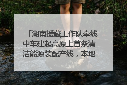 湖南援藏工作队牵线中车建起高原上首条清洁能源装配产线，本地大学生成车间检验员