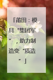 莆田：模具“集团军”，助力制造变“质造”