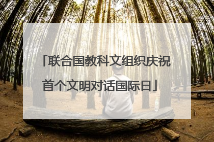 联合国教科文组织庆祝首个文明对话国际日