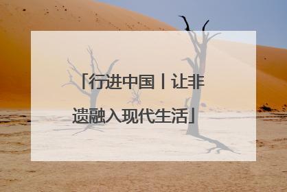 行进中国丨让非遗融入现代生活