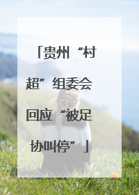 贵州“村超”组委会回应“被足协叫停”