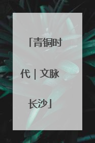 青铜时代｜文脉长沙