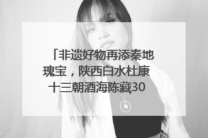 非遗好物再添秦地瑰宝，陕西白水杜康十三朝酒海陈藏30年别具一格