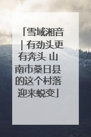 雪域湘音｜有劲头更有奔头 山南市桑日县的这个村落迎来蜕变