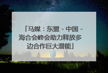 马媒：东盟－中国－海合会峰会助力释放多边合作巨大潜能