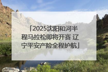 2025沈阳和河半程马拉松即将开赛 辽宁平安产险全程护航