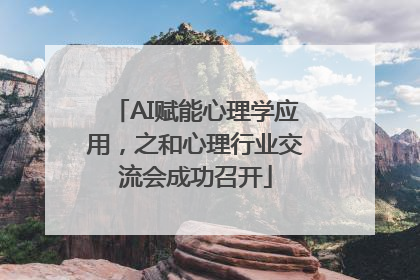 AI赋能心理学应用，之和心理行业交流会成功召开