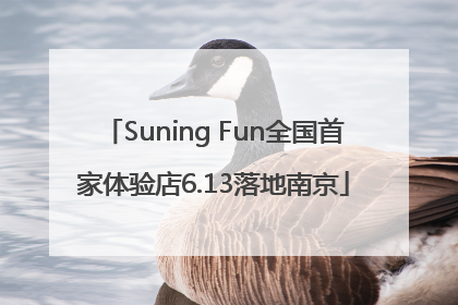 Suning Fun全国首家体验店6.13落地南京